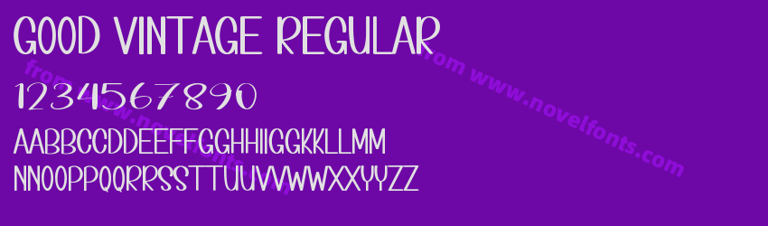 Good Vintage RegularPreview Good Vintage RegularPreview