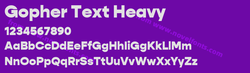 Gopher Text HeavyPreview Gopher Text HeavyPreview