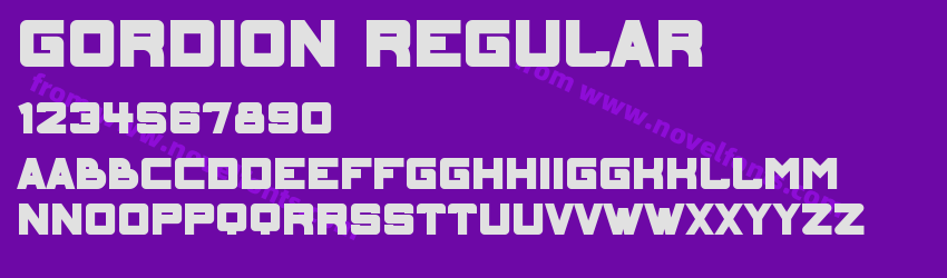 Gordion RegularPreview Gordion RegularPreview