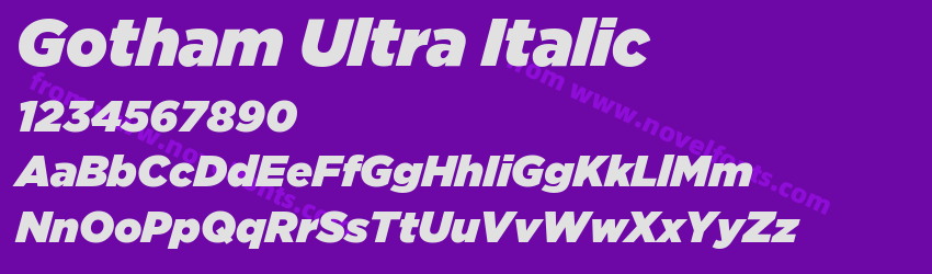 Gotham Ultra ItalicPreview Gotham Ultra ItalicPreview