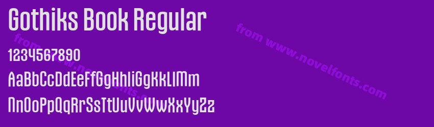 Gothiks Book RegularPreview Gothiks Book RegularPreview