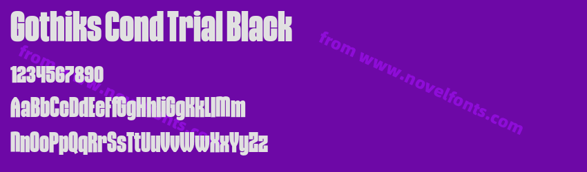Gothiks Cond Trial BlackPreview Gothiks Cond Trial BlackPreview
