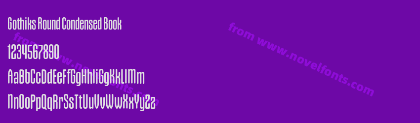 Gothiks Round Condensed BookPreview Gothiks Round Condensed BookPreview
