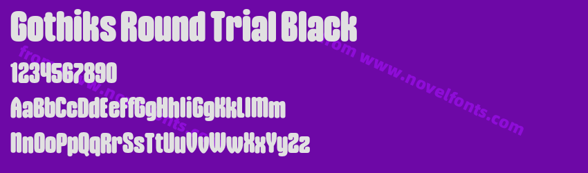 Gothiks Round Trial BlackPreview