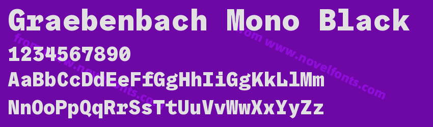 Graebenbach Mono BlackPreview