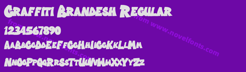 Graffiti Brandesh RegularPreview Graffiti Brandesh RegularPreview