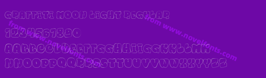 Graffiti Moon Light RegularPreview Graffiti Moon Light RegularPreview