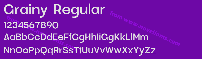 Grainy RegularPreview Grainy RegularPreview