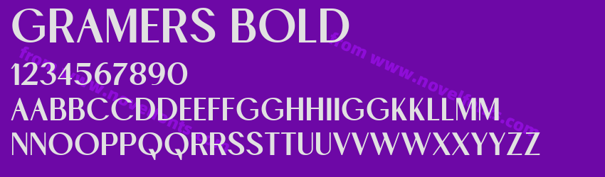 Gramers BoldPreview Gramers BoldPreview