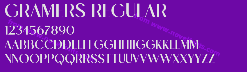 Gramers RegularPreview Gramers RegularPreview