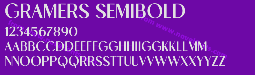 Gramers SemiboldPreview Gramers SemiboldPreview