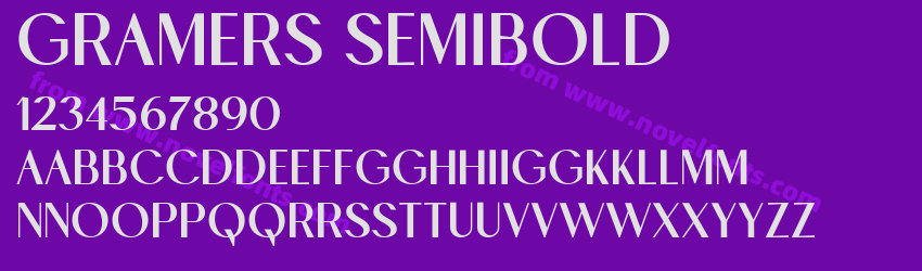 Gramers SemiboldPreview Gramers SemiboldPreview