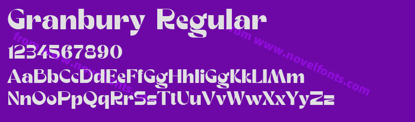 Granbury RegularPreview Granbury RegularPreview