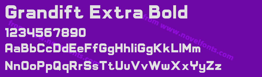 Grandift Extra BoldPreview Grandift Extra BoldPreview