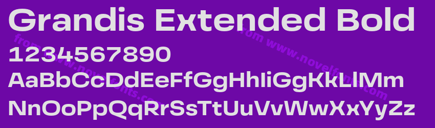 Grandis Extended BoldPreview