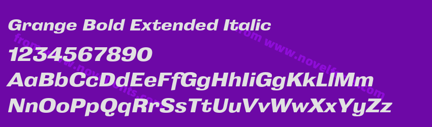 Grange Bold Extended ItalicPreview Grange Bold Extended ItalicPreview