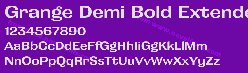 Grange Demi Bold ExtendedPreview Grange Demi Bold ExtendedPreview