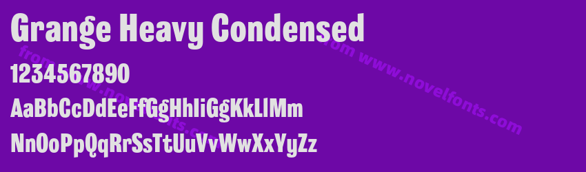 Grange Heavy CondensedPreview Grange Heavy CondensedPreview