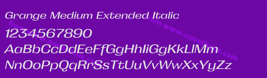 Grange Medium Extended ItalicPreview Grange Medium Extended ItalicPreview