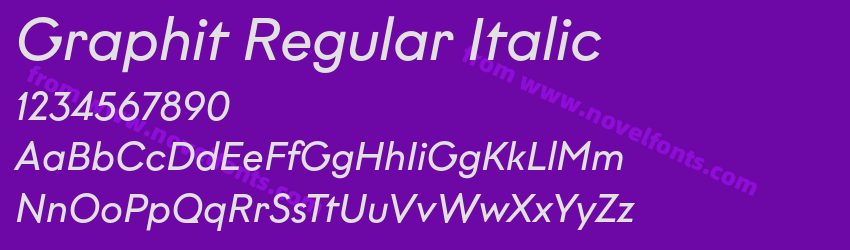 Graphit Regular ItalicPreview Graphit Regular ItalicPreview