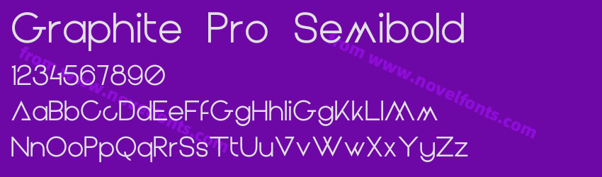 Graphite Pro SemiboldPreview Graphite Pro SemiboldPreview