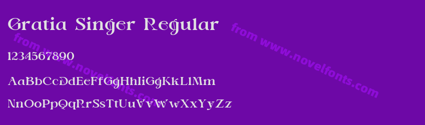Gratia Singer RegularPreview