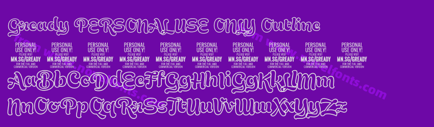 Gready PERSONAL USE ONLY OutlinePreview Gready PERSONAL USE ONLY OutlinePreview
