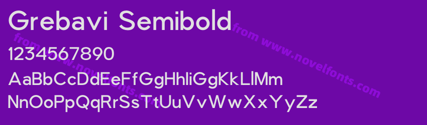 Grebavi SemiboldPreview Grebavi SemiboldPreview