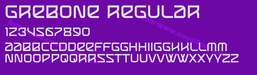 Grebone RegularPreview Grebone RegularPreview