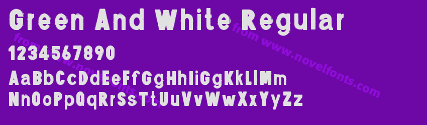 Green And White RegularPreview Green And White RegularPreview