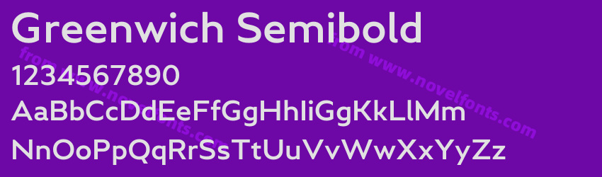 Greenwich SemiboldPreview Greenwich SemiboldPreview
