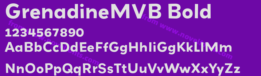 GrenadineMVB BoldPreview GrenadineMVB BoldPreview