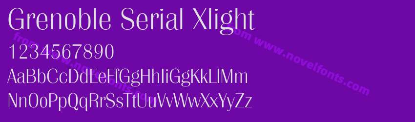 Grenoble Serial XlightPreview