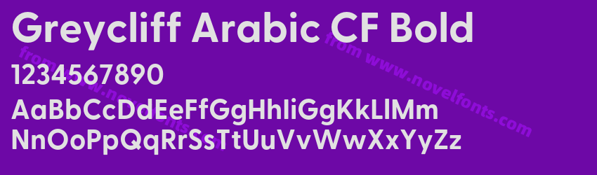 Greycliff Arabic CF BoldPreview