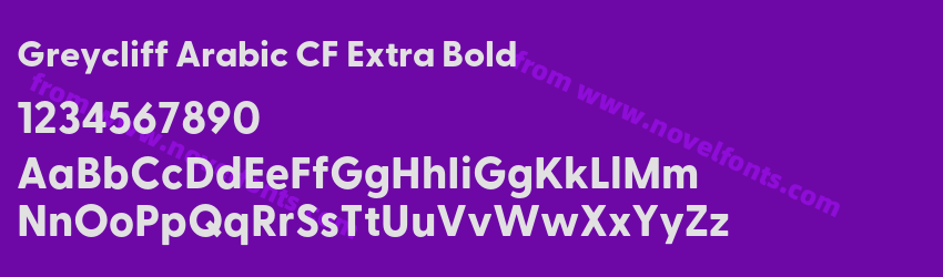 Greycliff Arabic CF Extra BoldPreview Greycliff Arabic CF Extra BoldPreview