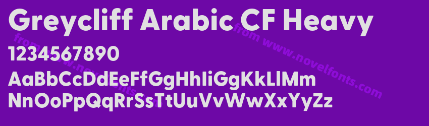 Greycliff Arabic CF HeavyPreview Greycliff Arabic CF HeavyPreview