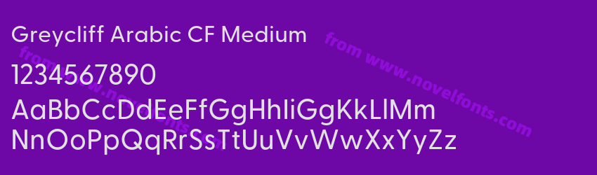 Greycliff Arabic CF MediumPreview Greycliff Arabic CF MediumPreview