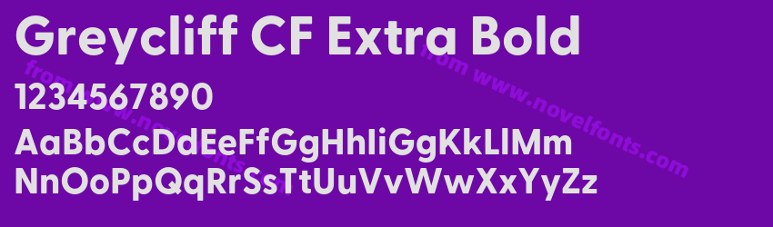 Greycliff CF Extra BoldPreview Greycliff CF Extra BoldPreview