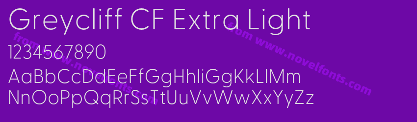 Greycliff CF Extra LightPreview Greycliff CF Extra LightPreview