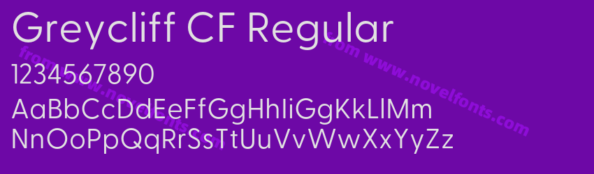 Greycliff CF RegularPreview Greycliff CF RegularPreview