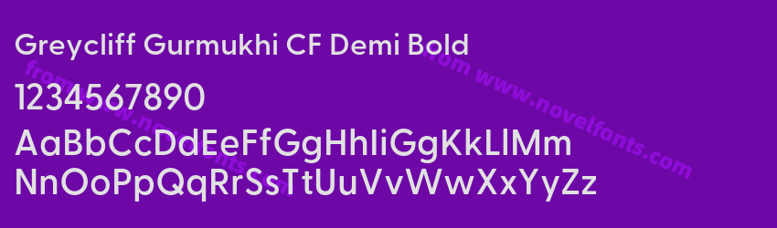 Greycliff Gurmukhi CF Demi BoldPreview Greycliff Gurmukhi CF Demi BoldPreview
