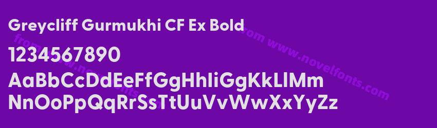 Greycliff Gurmukhi CF Ex BoldPreview Greycliff Gurmukhi CF Ex BoldPreview