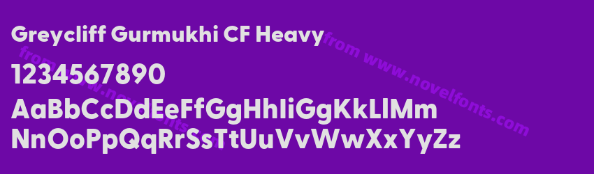 Greycliff Gurmukhi CF HeavyPreview Greycliff Gurmukhi CF HeavyPreview