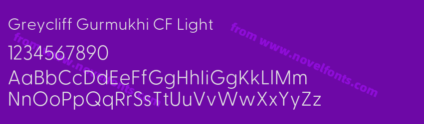 Greycliff Gurmukhi CF LightPreview Greycliff Gurmukhi CF LightPreview