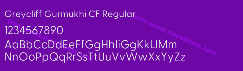 Greycliff Gurmukhi CF RegularPreview Greycliff Gurmukhi CF RegularPreview