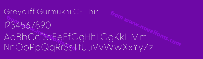 Greycliff Gurmukhi CF ThinPreview Greycliff Gurmukhi CF ThinPreview