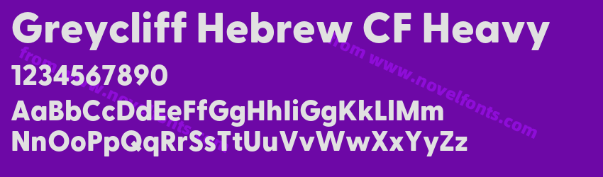 Greycliff Hebrew CF HeavyPreview Greycliff Hebrew CF HeavyPreview