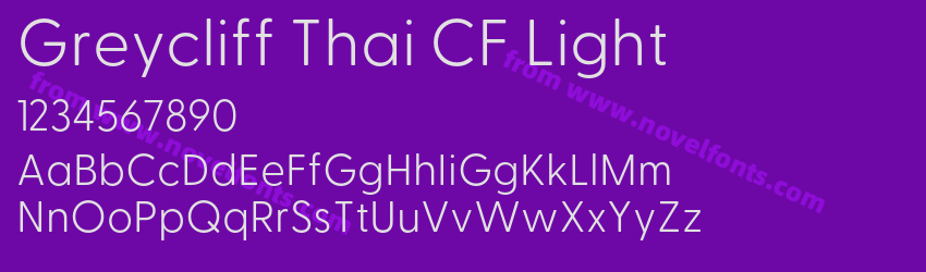Greycliff Thai CF LightPreview Greycliff Thai CF LightPreview