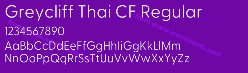 Greycliff Thai CF RegularPreview Greycliff Thai CF RegularPreview