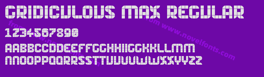 Gridiculous Max RegularPreview Gridiculous Max RegularPreview